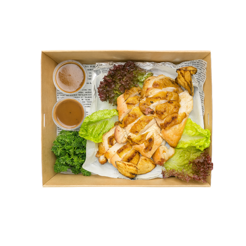 Roasted Meat Platter Box - Served with Bread & Gravy