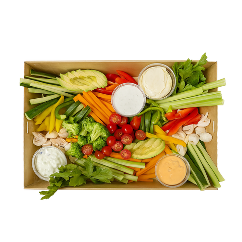 Crudités and Dips - Platter Box