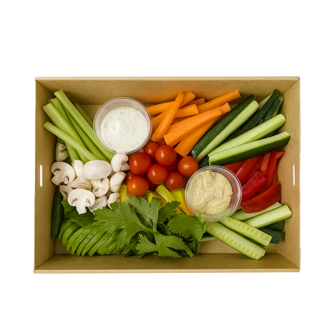 Crudités and Dips - Platter Box